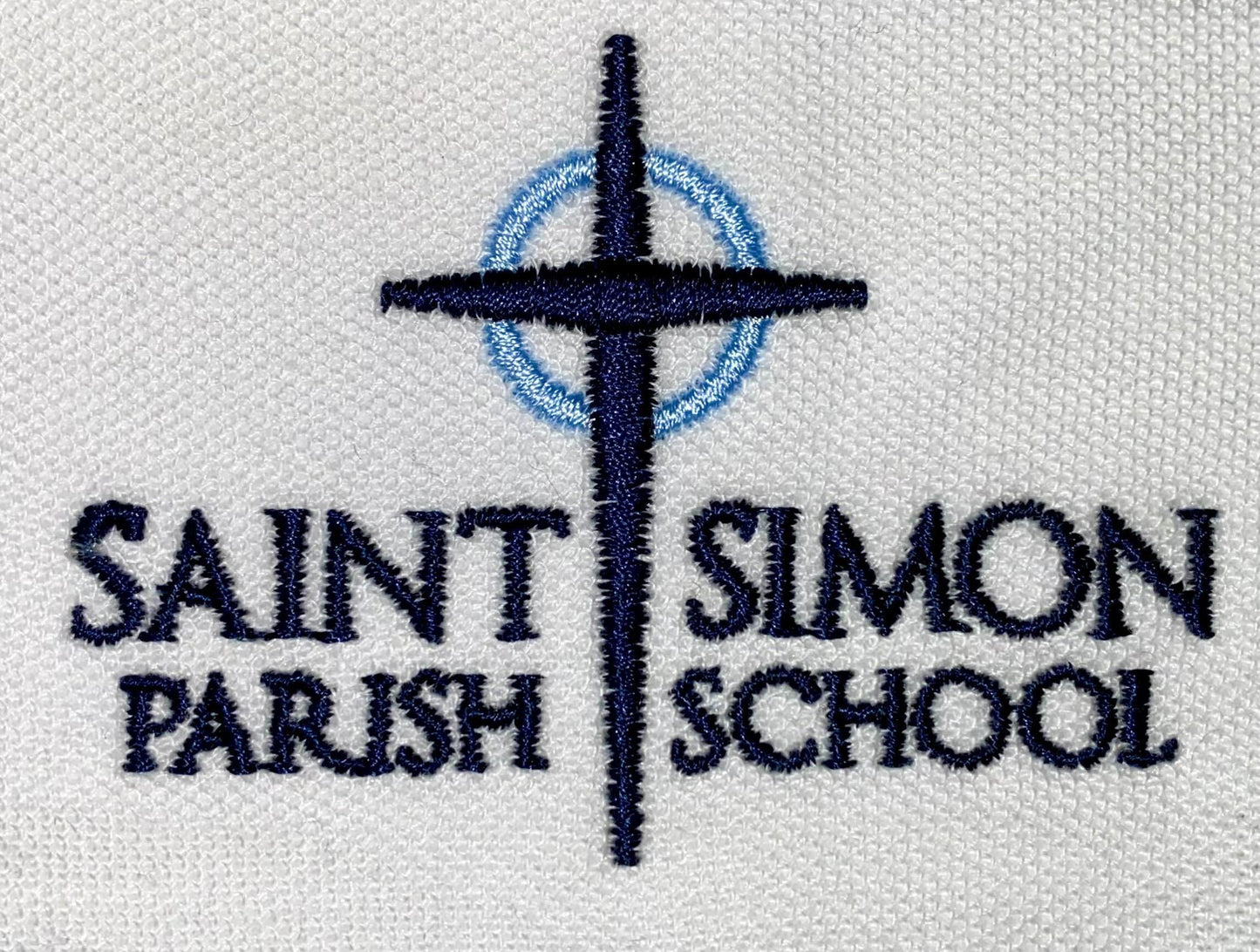 Polo (Long Sleeve, Pique) (Saint Simon Logo)