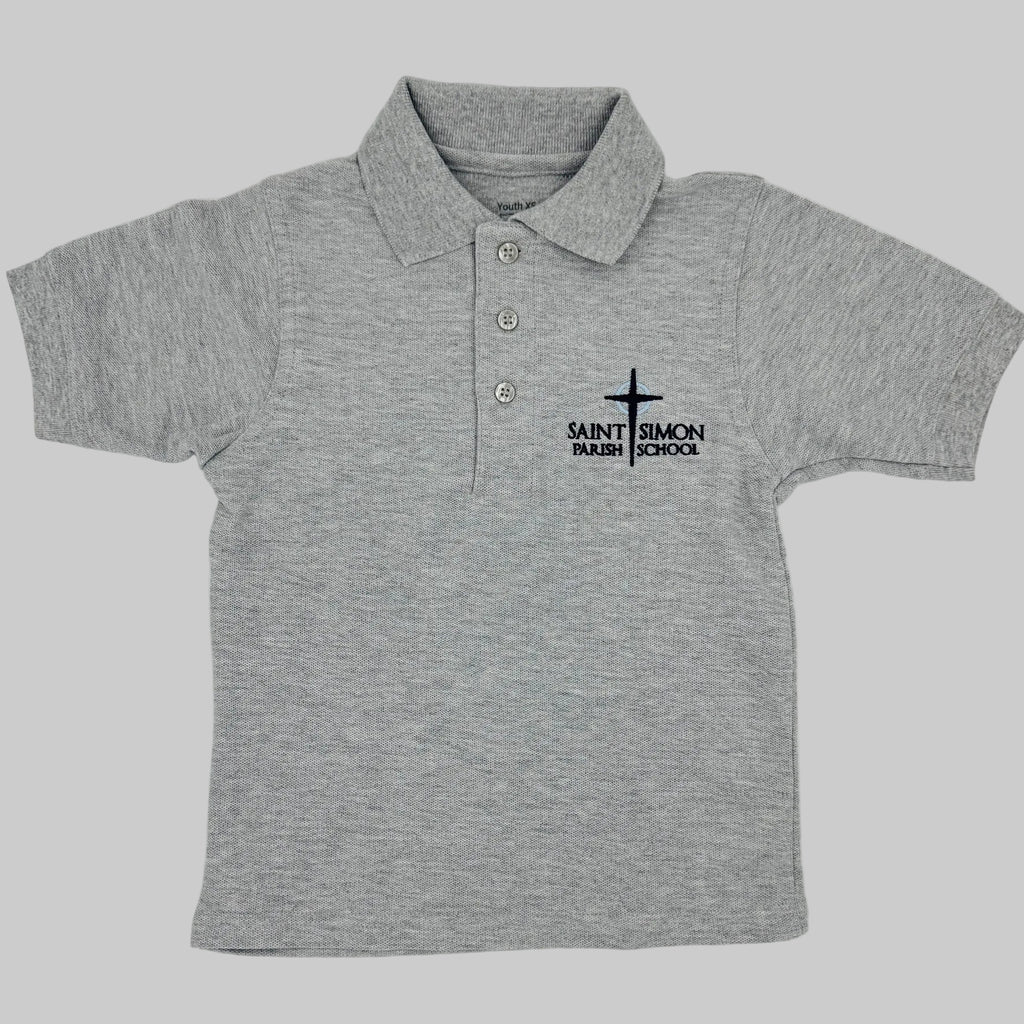Polo (Short Sleeve, Pique) (Saint Simon Logo) - SSPS