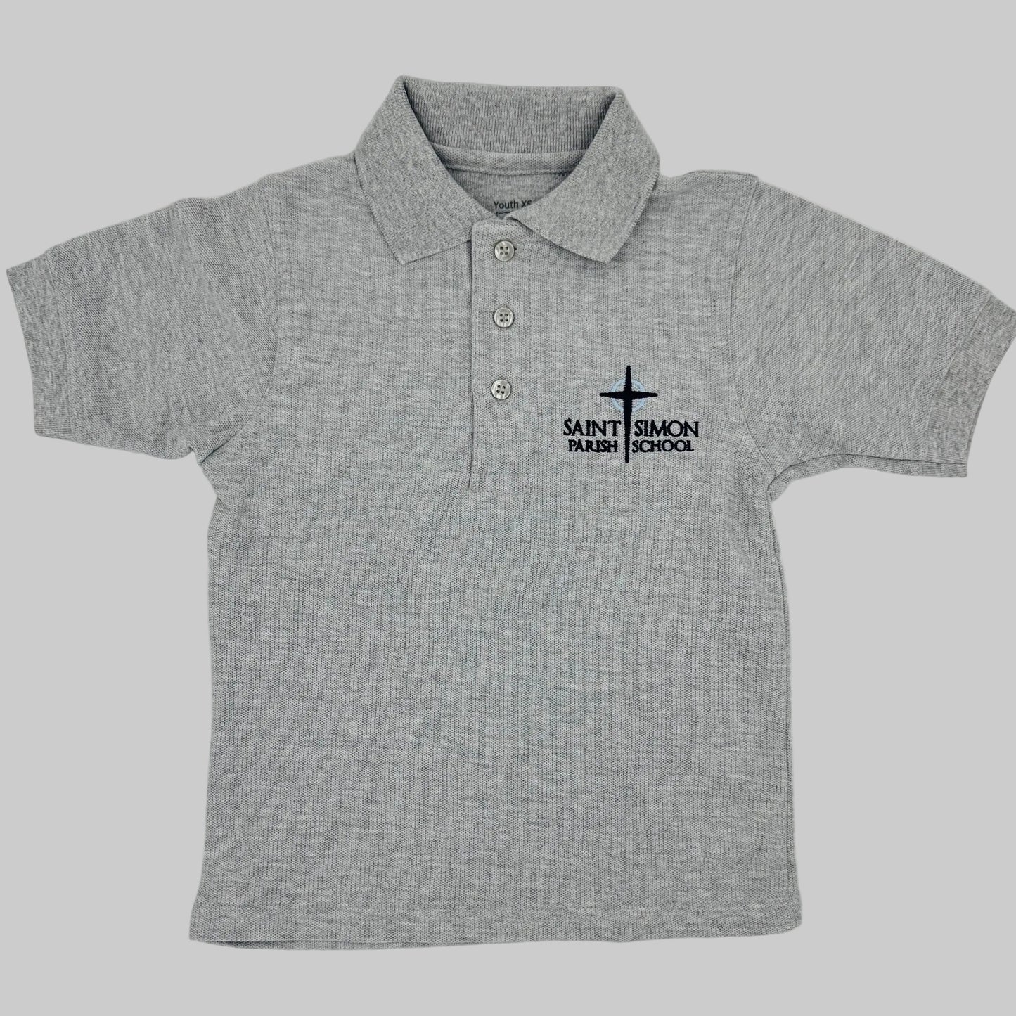 Polo (Short Sleeve, Pique) (Saint Simon Logo) - SSPS